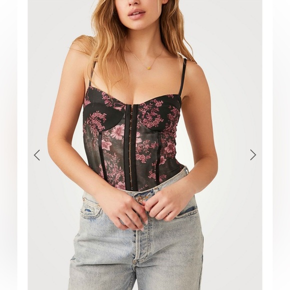 Free People Night Rhythm Corset Bodysuit - Picture 8 of 10